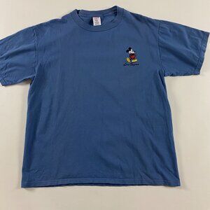 Vintage 90s Mickey Mouse Las Vegas T Shirt Adult Large Made in USA Sherrys Best